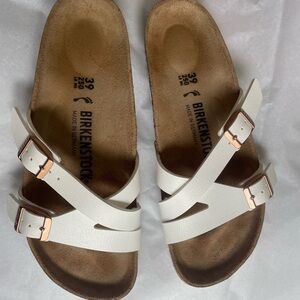 Birkenstock White Sandals